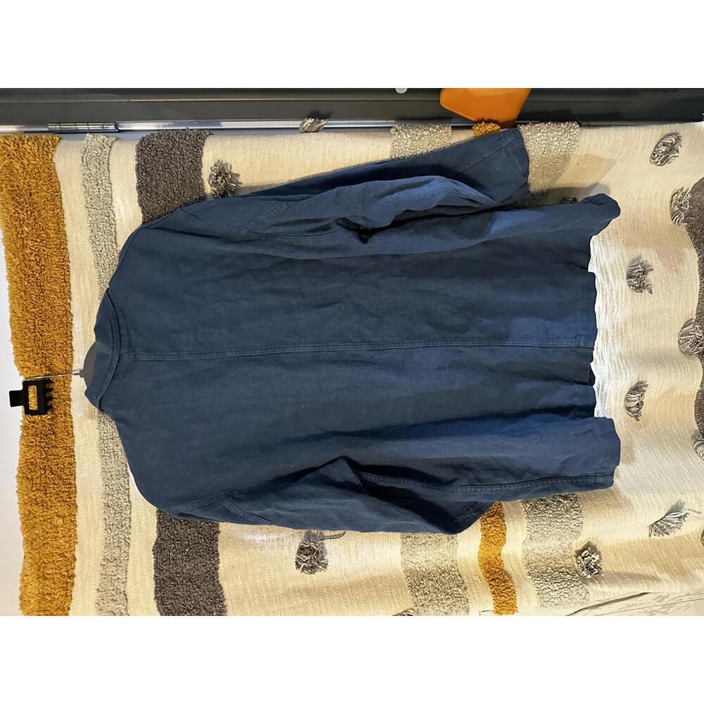 Vintage L.L.Bean Linen Chore Jacket - Women's Reg XL - Picture 8 of 9